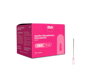 AGULHA 40 X 1,20MM MEDIX CAIXA COM 100 UNIDADES