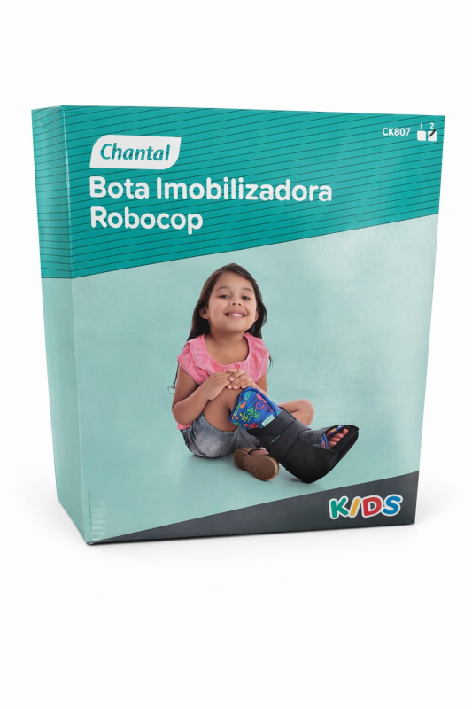 BOTA IMOBILIZADORA ROBOCOP KIDS CHANTAL MEDIO