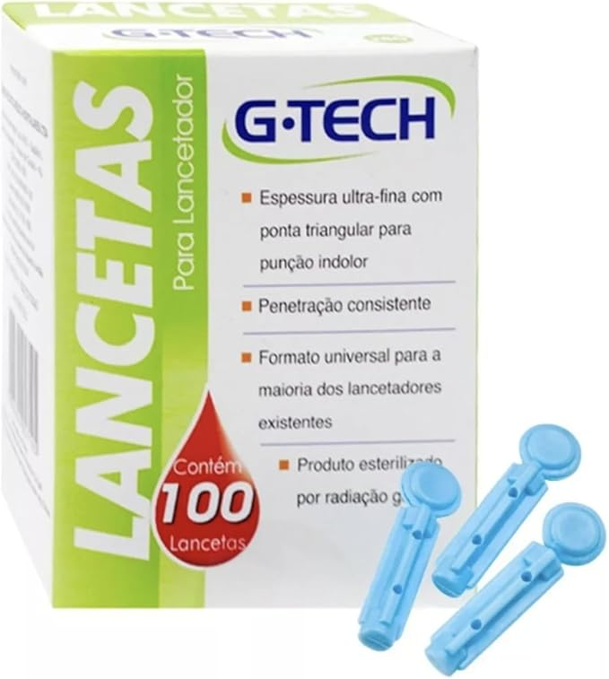 LANCETA 100 UNIDADES G-TECH