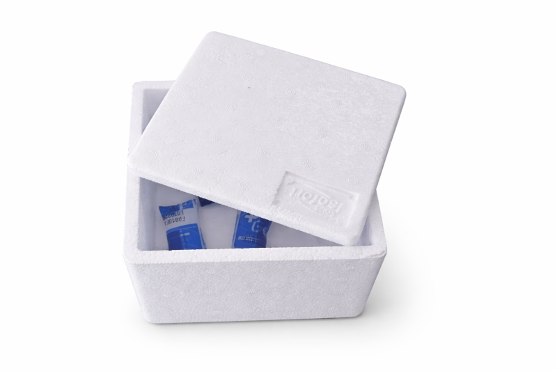 CAIXA DE ISOPOR PARA TRANPORTE DE INSULINA CONTÉM 6 GELOS ARTIFICIAIS