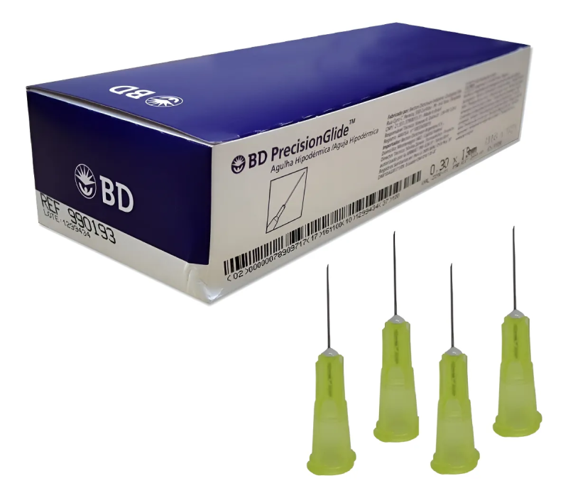 AGULHA  13 X 0,30MM BD CAIXA COM 100 UNIDADES