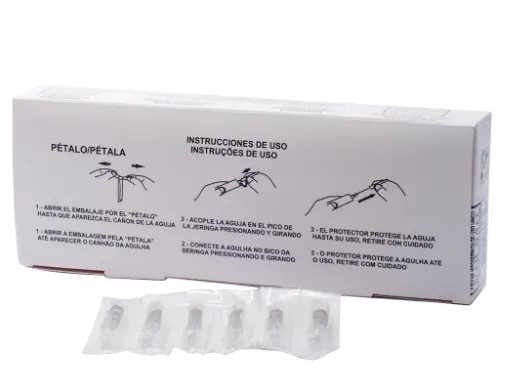 AGULHA 25 X 0,70MM SR CAIXA COM 100 UNIDADES