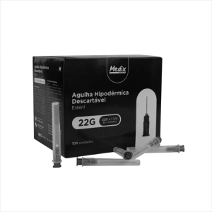 AGULHA  30 X 0,70MM MEDIX CAIXA COM 100 UNIDADES