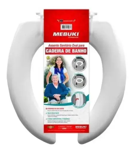 ASSENTO PARA CADEIRA DE BANHO ABERTO MEBUKI