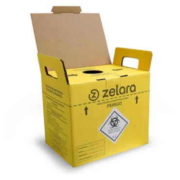 SUPORTE COLETOR PERFUROCORTANTES 7 LITROS ZELARA